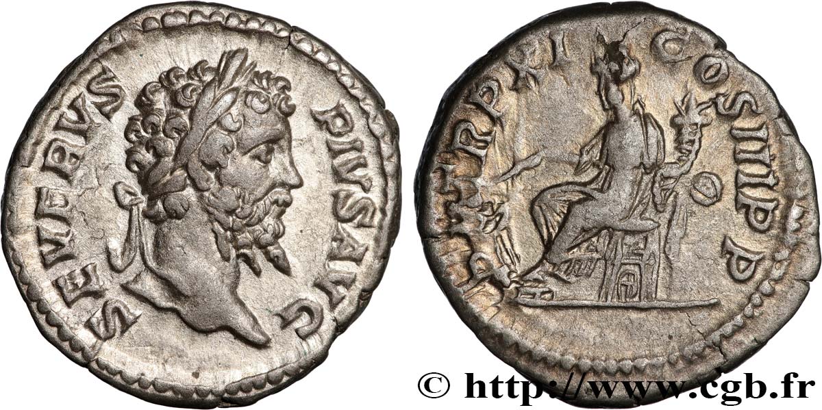 SEPTIMIUS SEVERUS Denier VZ/fVZ