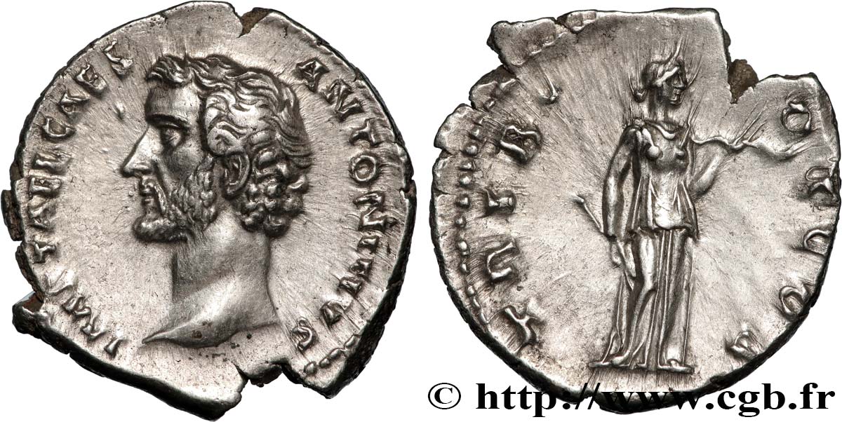 ANTONINUS PIUS Denier fST/VZ