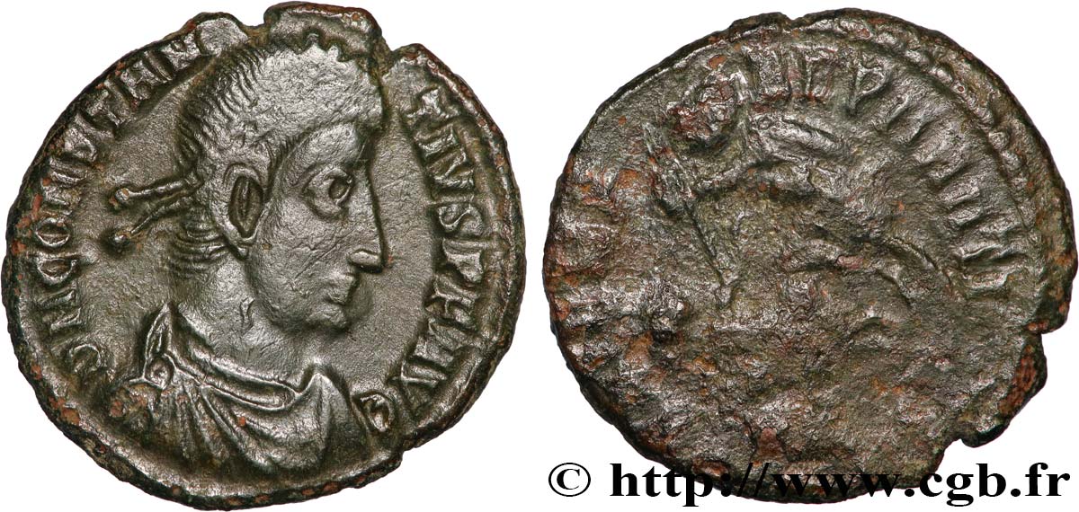 CONSTANTIUS II Maiorina réduite, (PB, Æ 3) fVZ/fSS