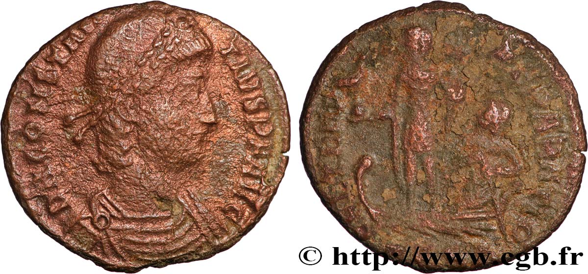 CONSTANTIUS II Demi-maiorina SS