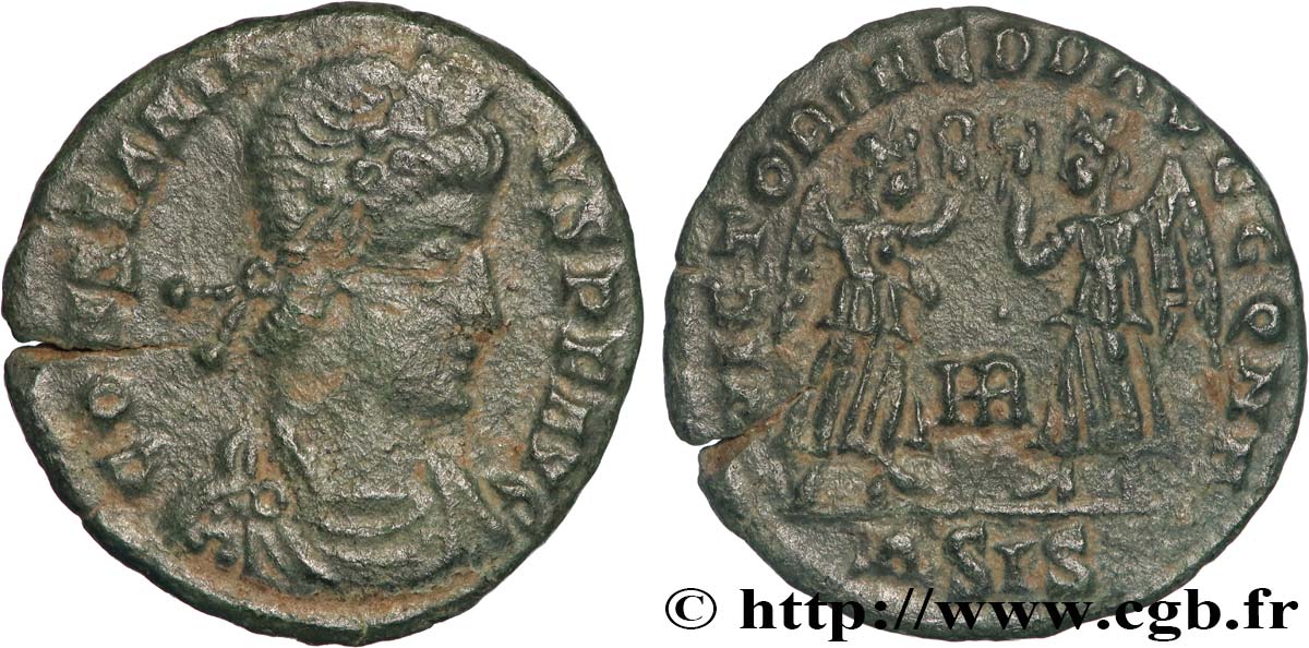 CONSTANTIUS II Centenionalis ou nummus XF/AU