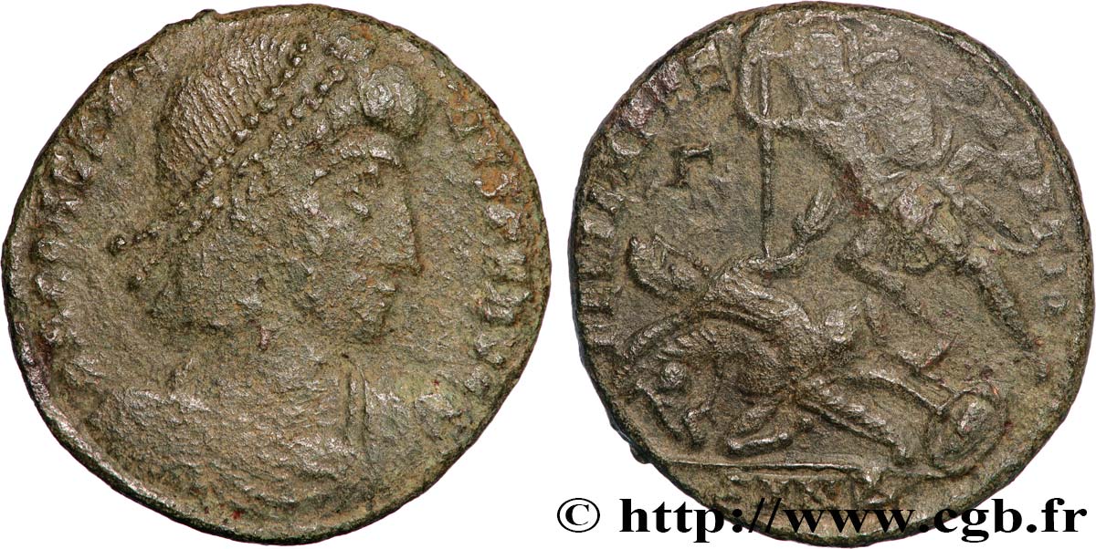 CONSTANTIUS II Maiorina, (MB, Æ 2) XF