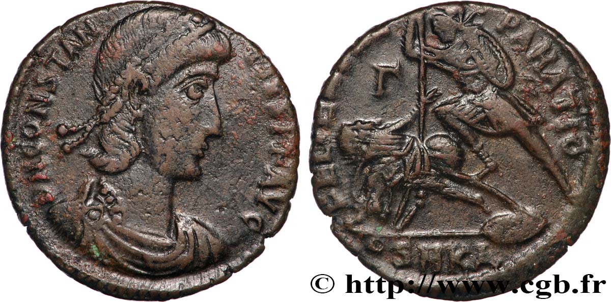 CONSTANTIUS II Maiorina (MB, Æ 2) AU