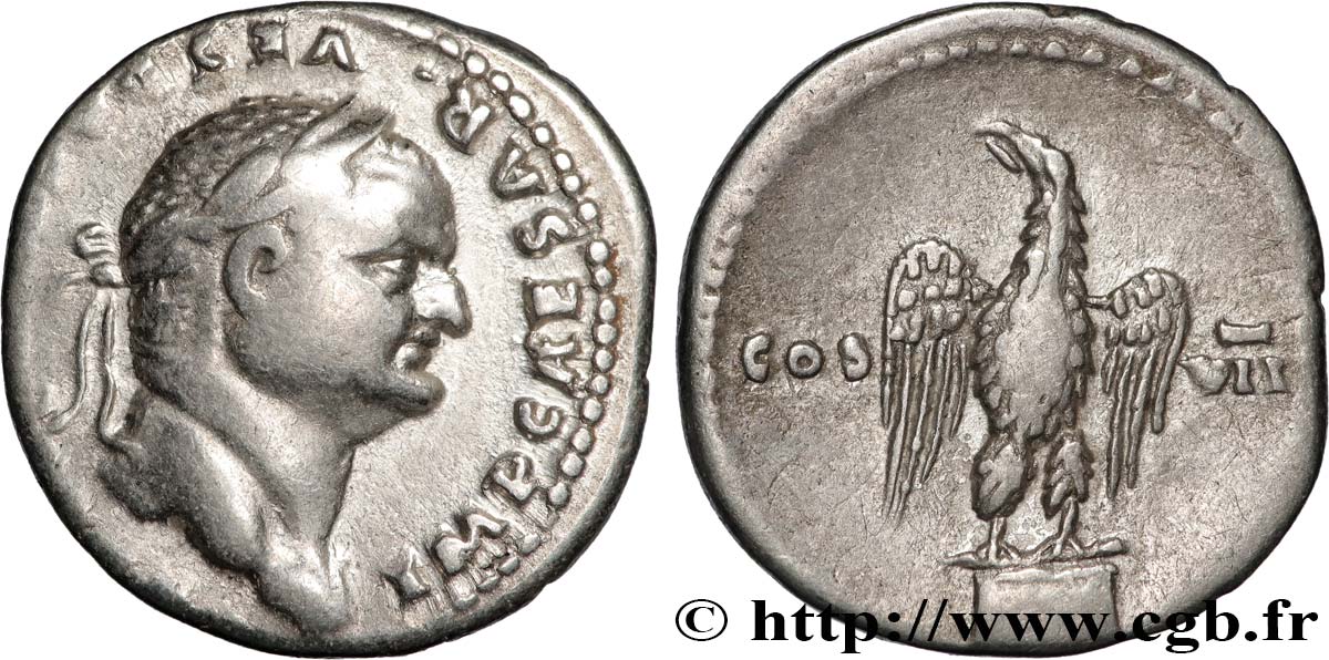 VESPASIANUS Denier AU