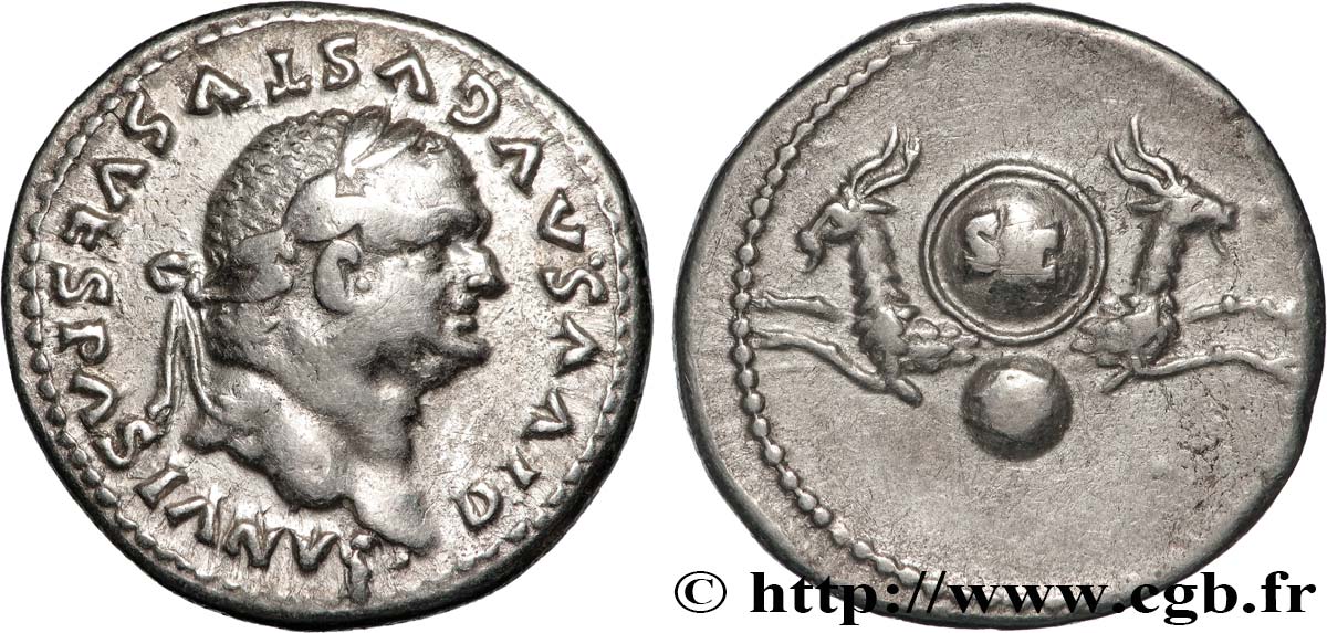 DIVUS VESPASIAN Denier AU