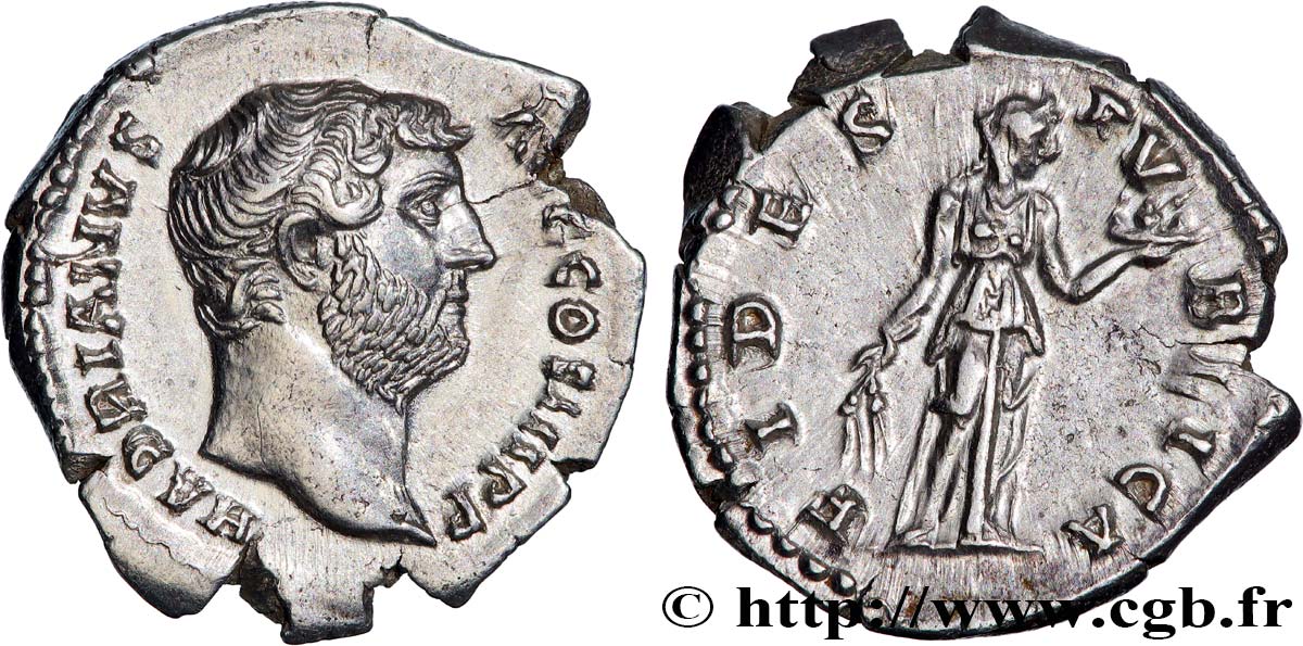 HADRIAN Denier MS/MS