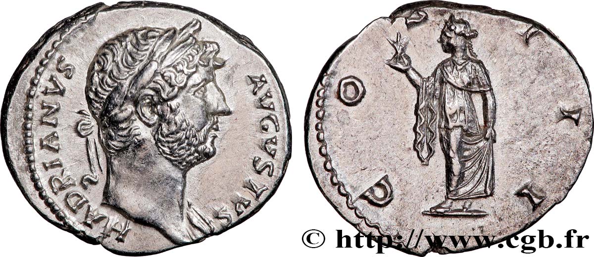 HADRIAN Denier MS/MS