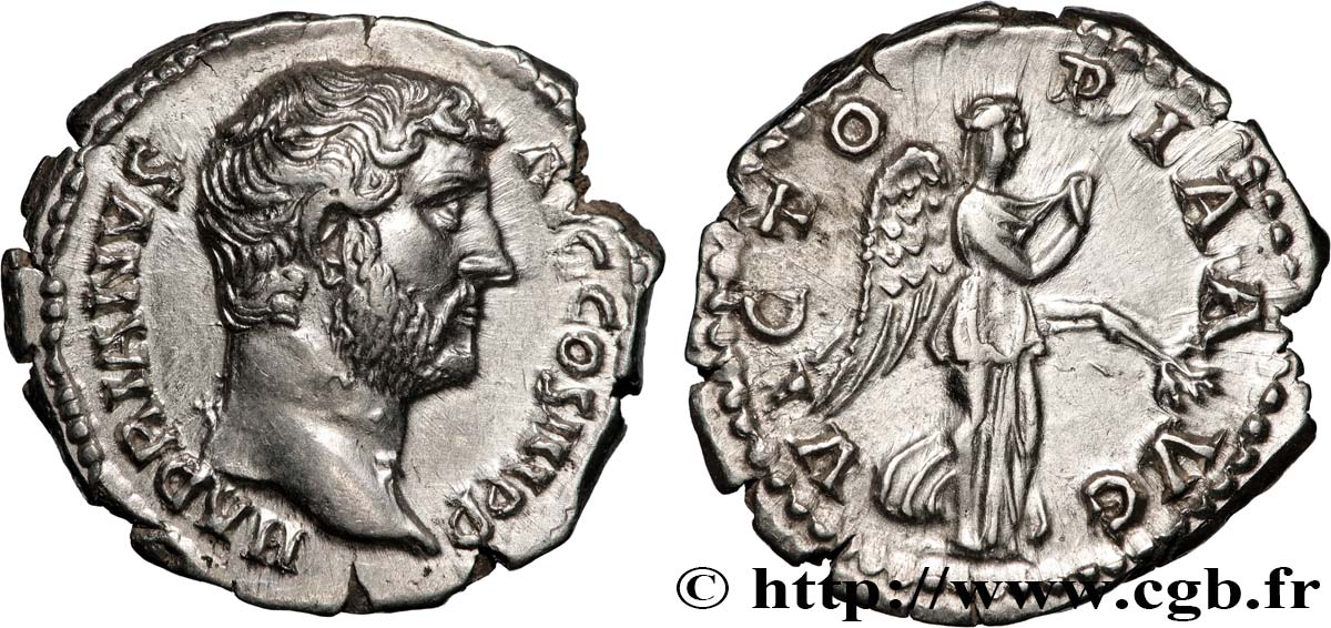 HADRIAN Denier MS/AU