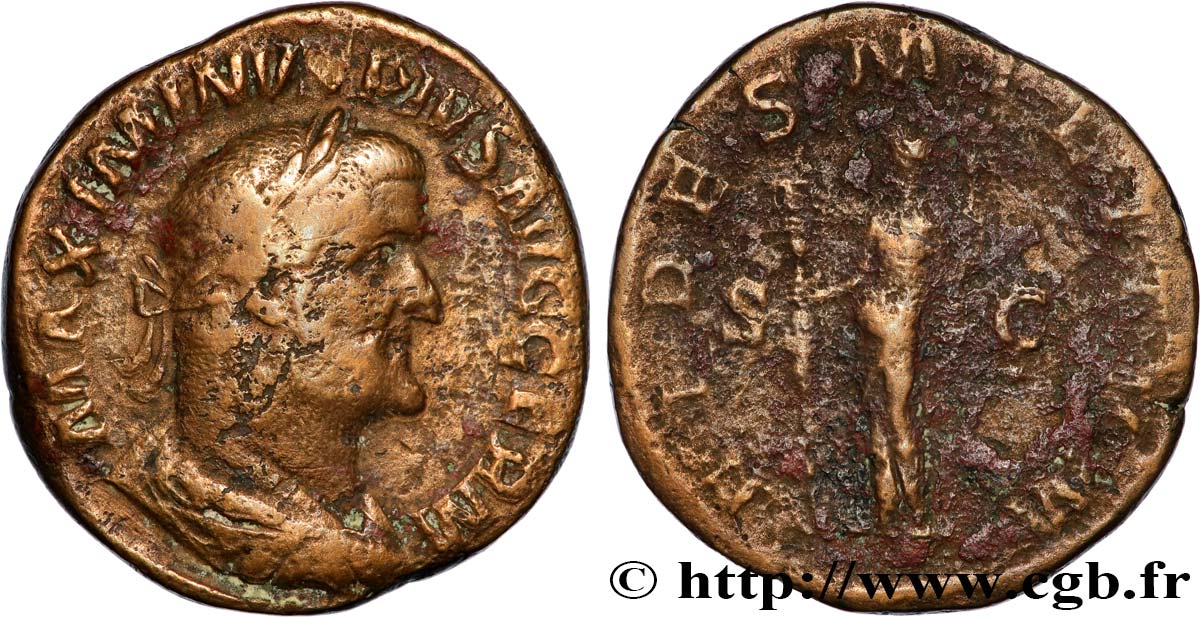 MAXIMINUS I Sesterce VF/VF