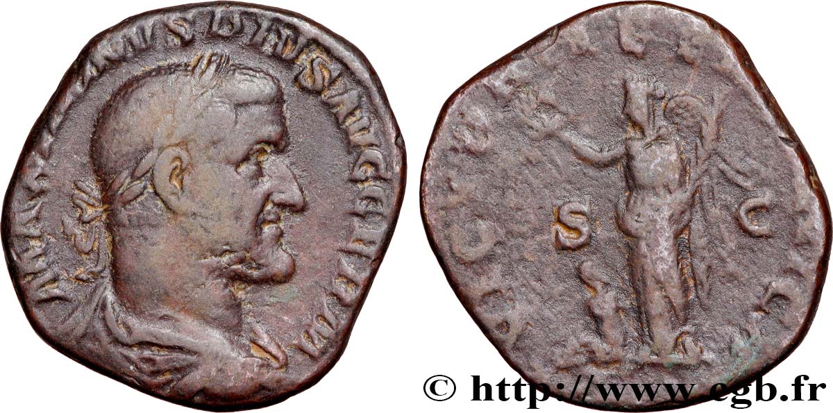 MAXIMINUS I THRAX Sesterce fSS