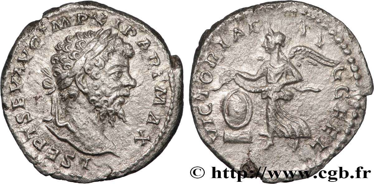 SEPTIMIUS SEVERUS Denier VZ/fVZ