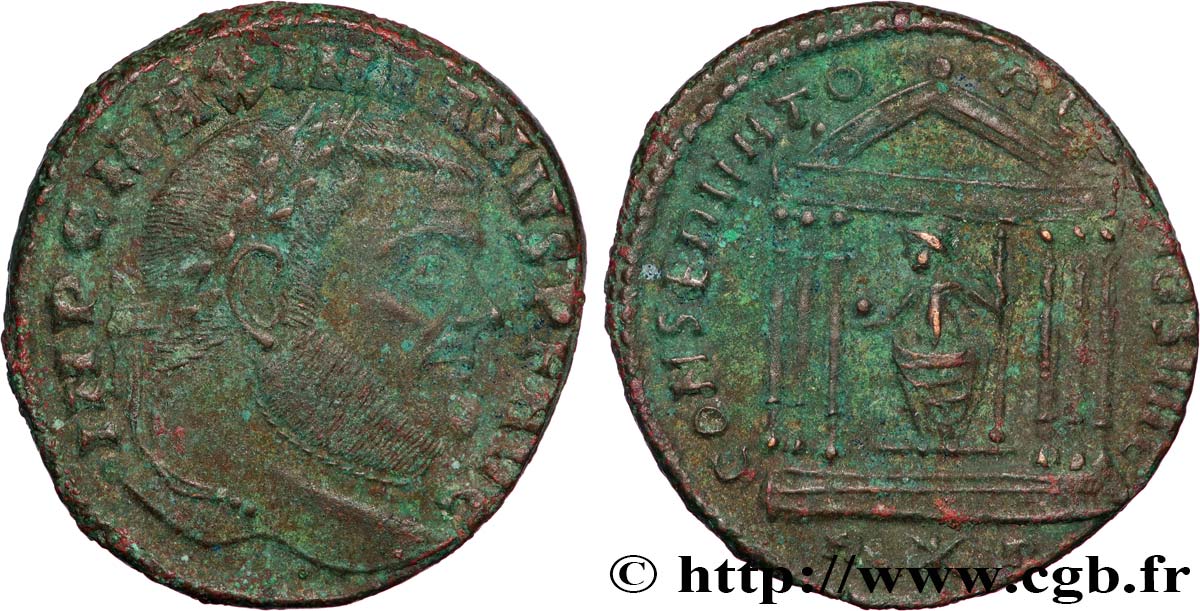 MAXIMIANUS HERCULIUS Follis ou nummus AU