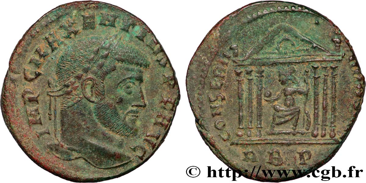 MAXENTIUS Follis ou nummus AU/XF