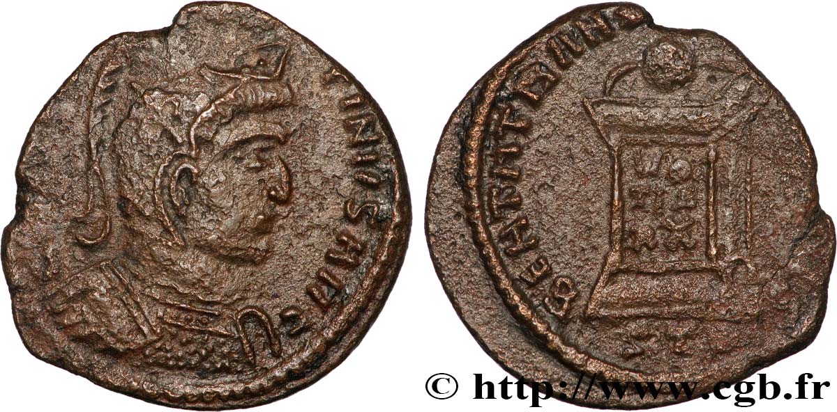 CONSTANTINO I EL MAGNO Centenionalis ou nummus MBC+