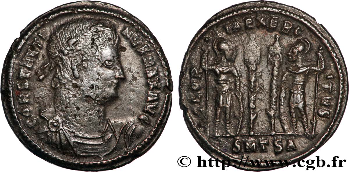 CONSTANTINE I THE GREAT Centenionalis ou nummus XF