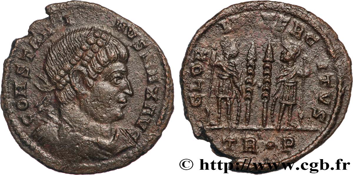 CONSTANTINE I THE GREAT Centenionalis ou nummus AU