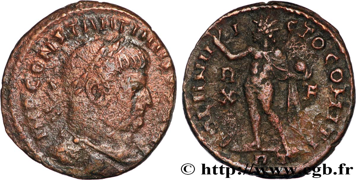 CONSTANTINE I THE GREAT Follis ou nummus XF