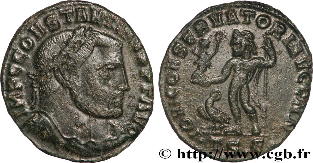 COSTANTINO I IL GRANDE Follis ou nummus q.SPL