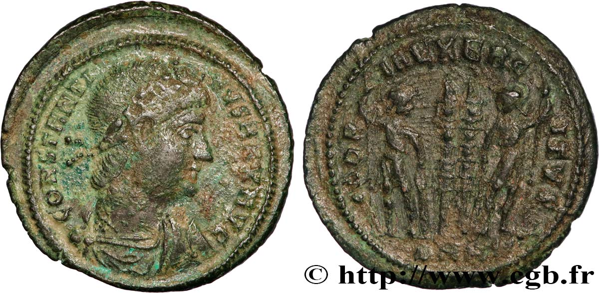 CONSTANTINE I THE GREAT Centenionalis ou nummus XF