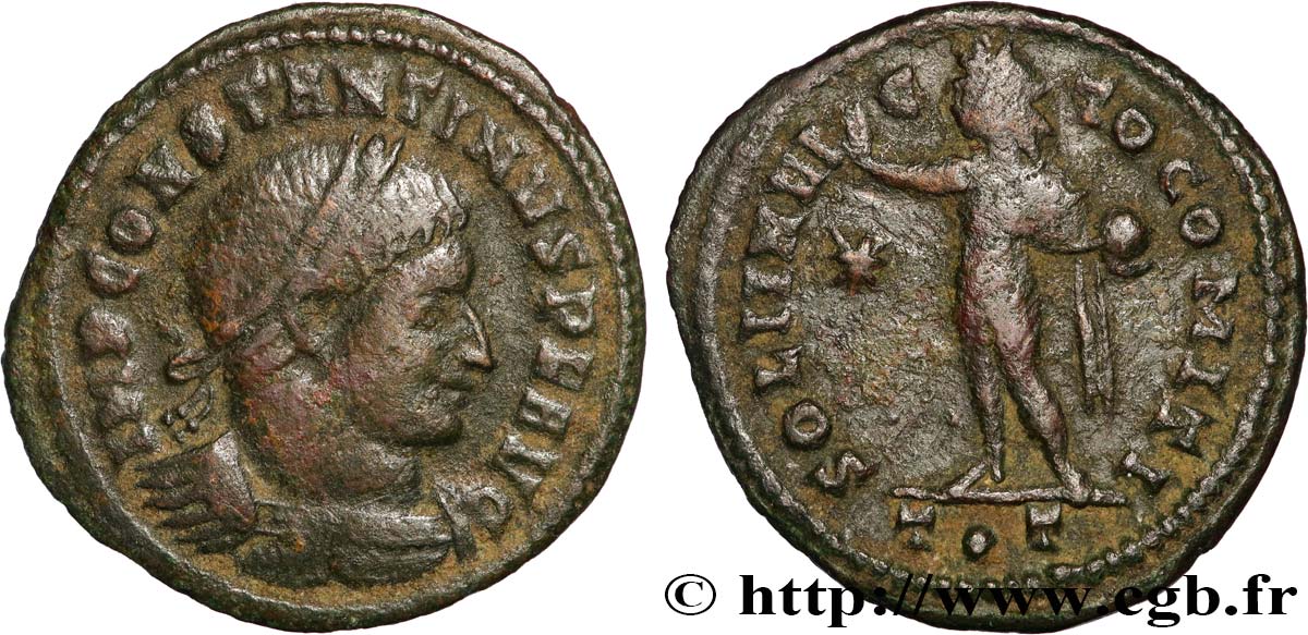 CONSTANTINE I THE GREAT Follis ou nummus XF