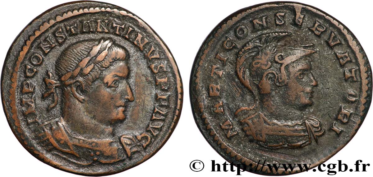 CONSTANTINO I EL MAGNO Follis ou nummus MBC+