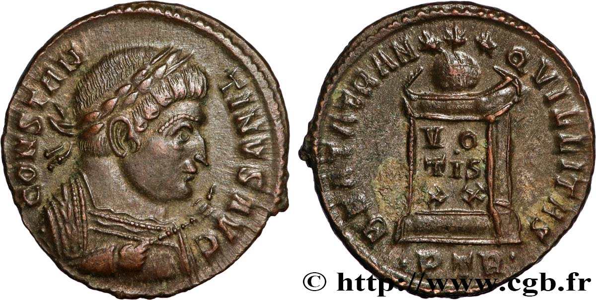 CONSTANTINE I THE GREAT Centenionalis ou nummus AU