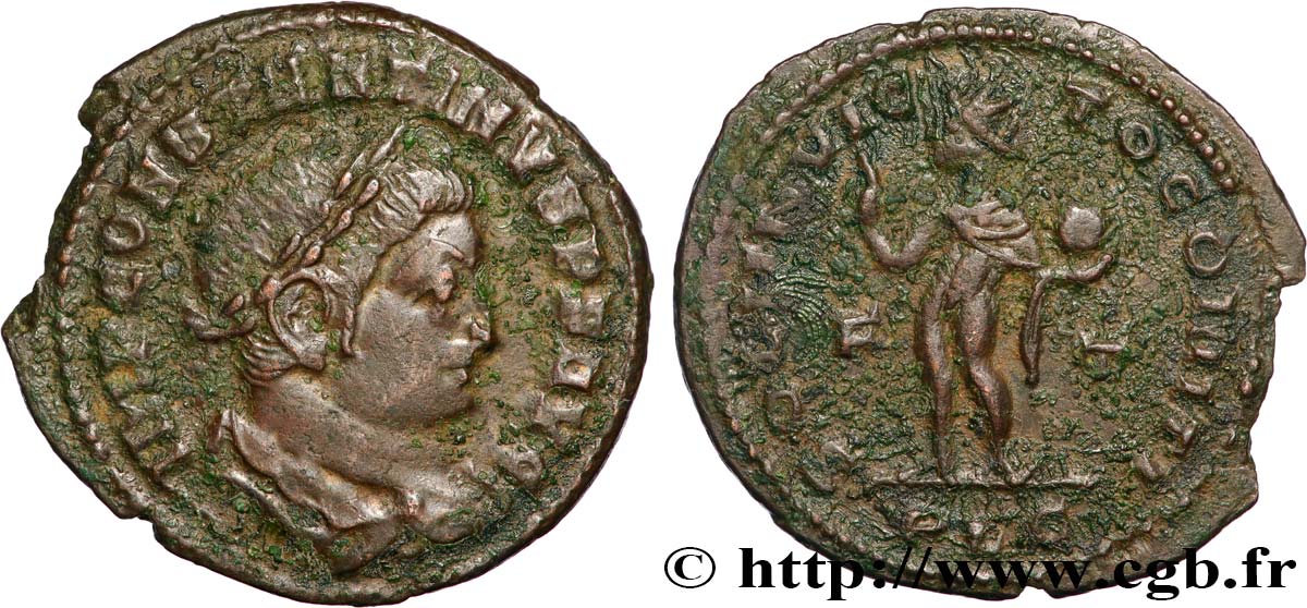 CONSTANTINE I THE GREAT Follis ou nummus AU/XF