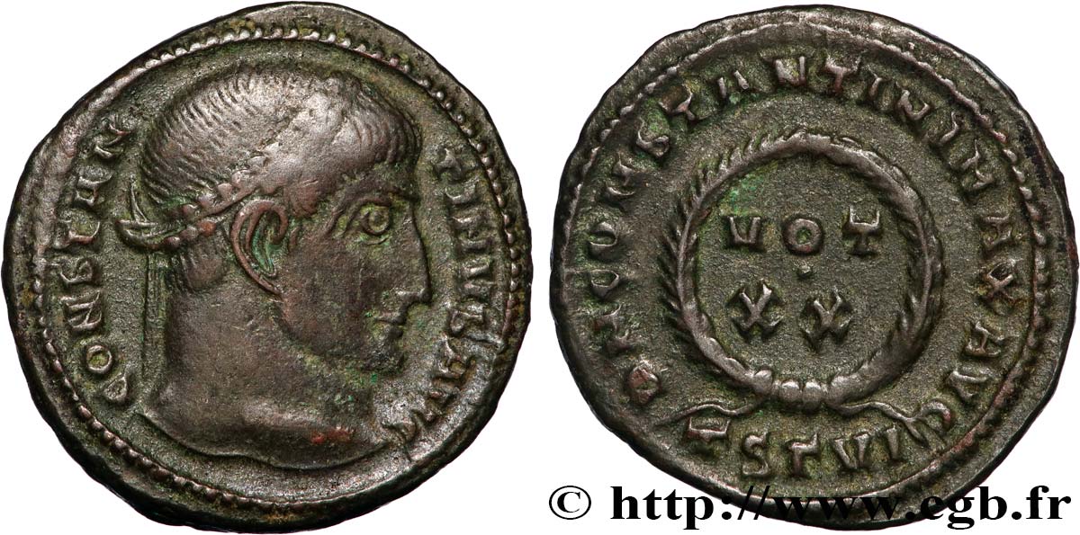 CONSTANTINE I THE GREAT Centenionalis ou nummus AU