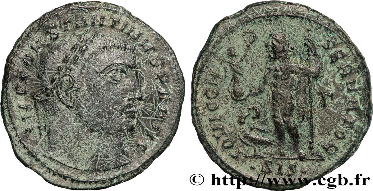 CONSTANTINO I EL MAGNO Follis ou nummus BC+