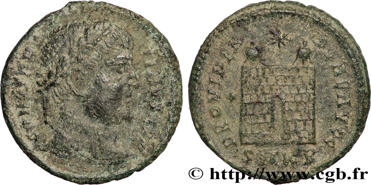 CONSTANTINO I EL MAGNO Centenionalis ou nummus BC+/MBC