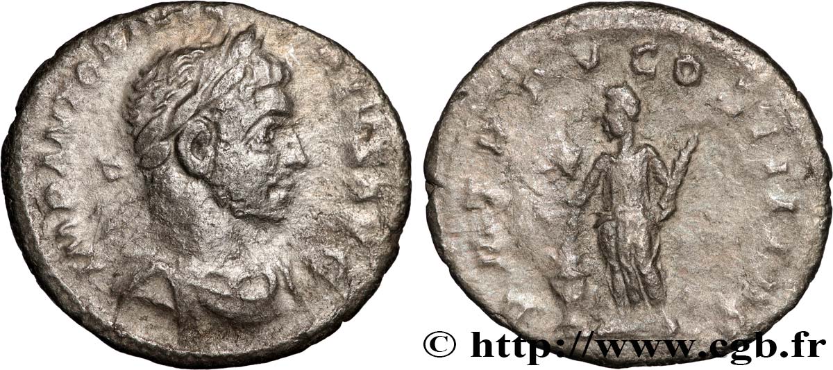 ELAGABALUS Denier XF