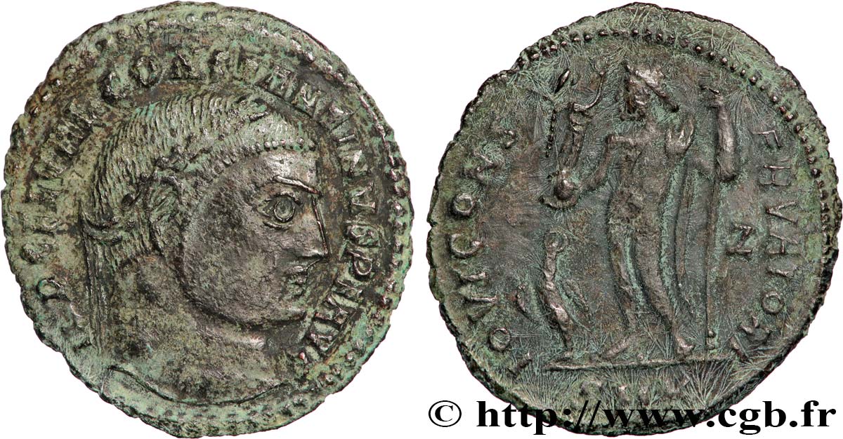 CONSTANTINO I EL MAGNO Follis ou nummus MBC