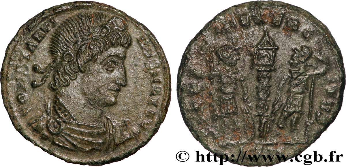 CONSTANTINE I THE GREAT Centenionalis ou nummus AU