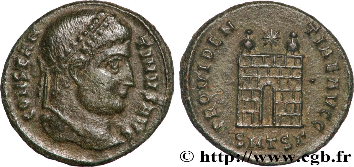 CONSTANTINO I EL MAGNO Centenionalis ou nummus MBC+