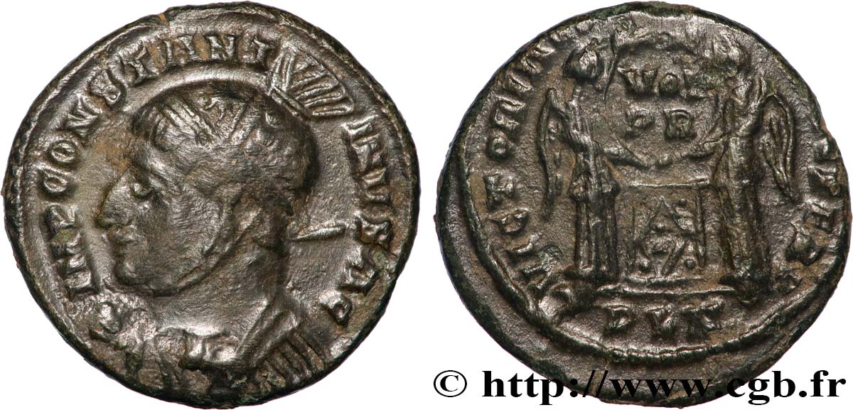 CONSTANTINO I EL MAGNO Centenionalis ou nummus MBC+