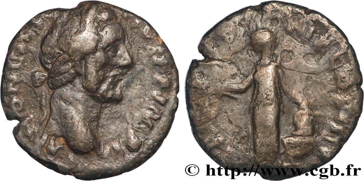 ANTONINUS PIUS Denier VF