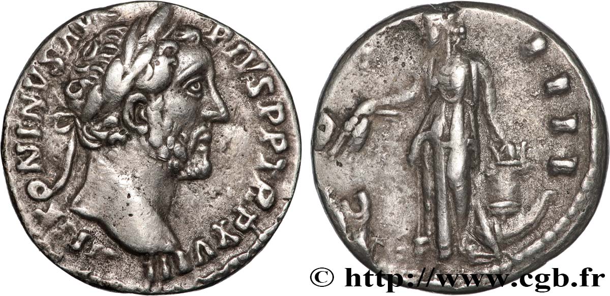 ANTONINUS PIUS Denier fVZ/SS