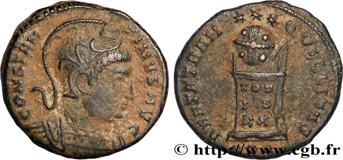 CONSTANTINE I THE GREAT Centenionalis ou nummus AU