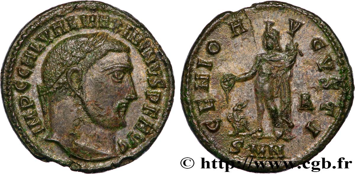 MAXIMINUS II DAZA Follis ou nummus fVZ/SS