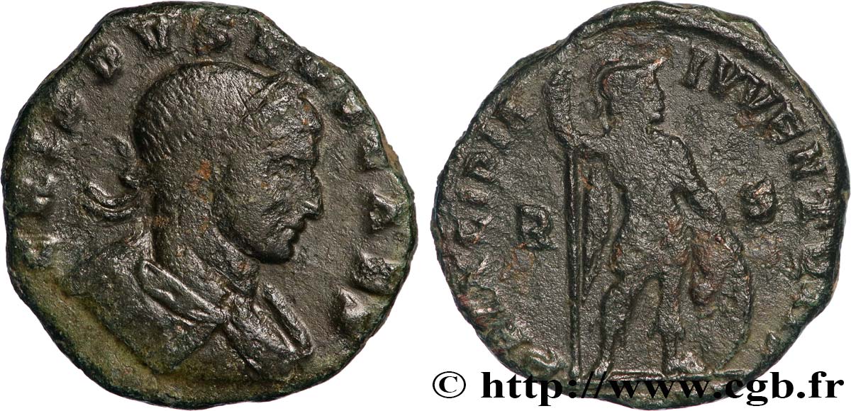 CRISPUS Follis ou nummus SS