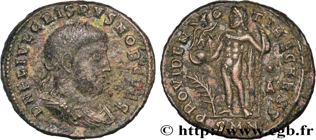 CRISPUS Centenionalis ou nummus TTB/TTB+
