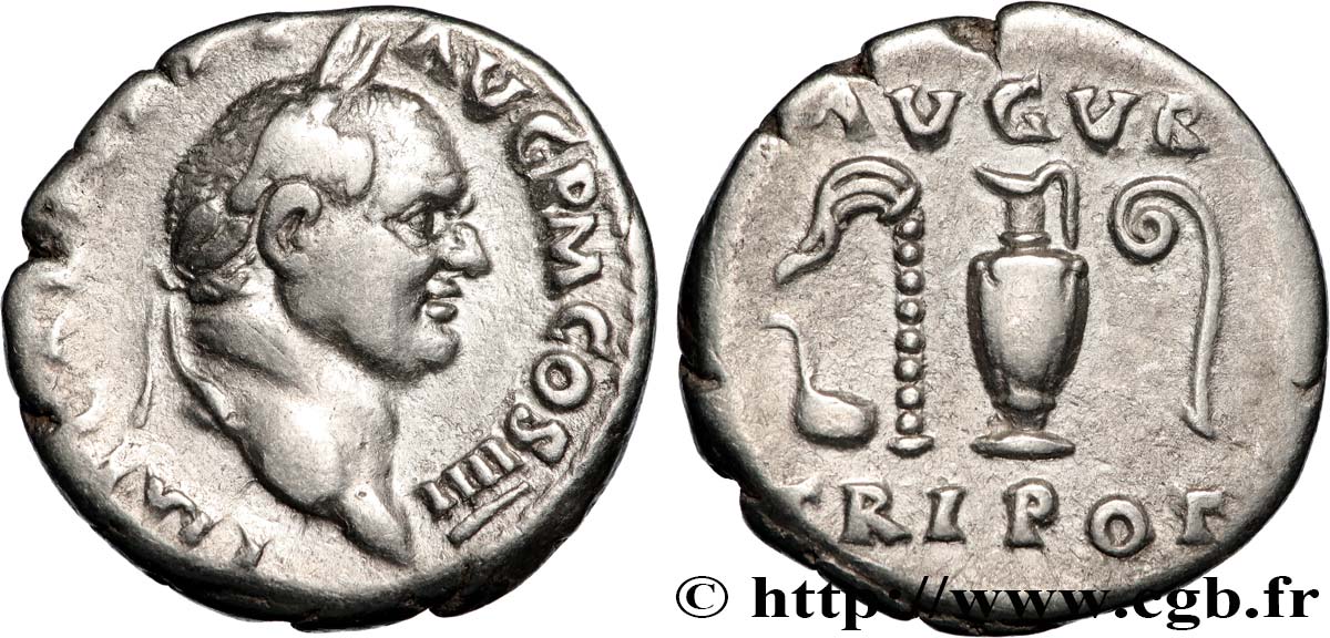 VESPASIAN Denier AU