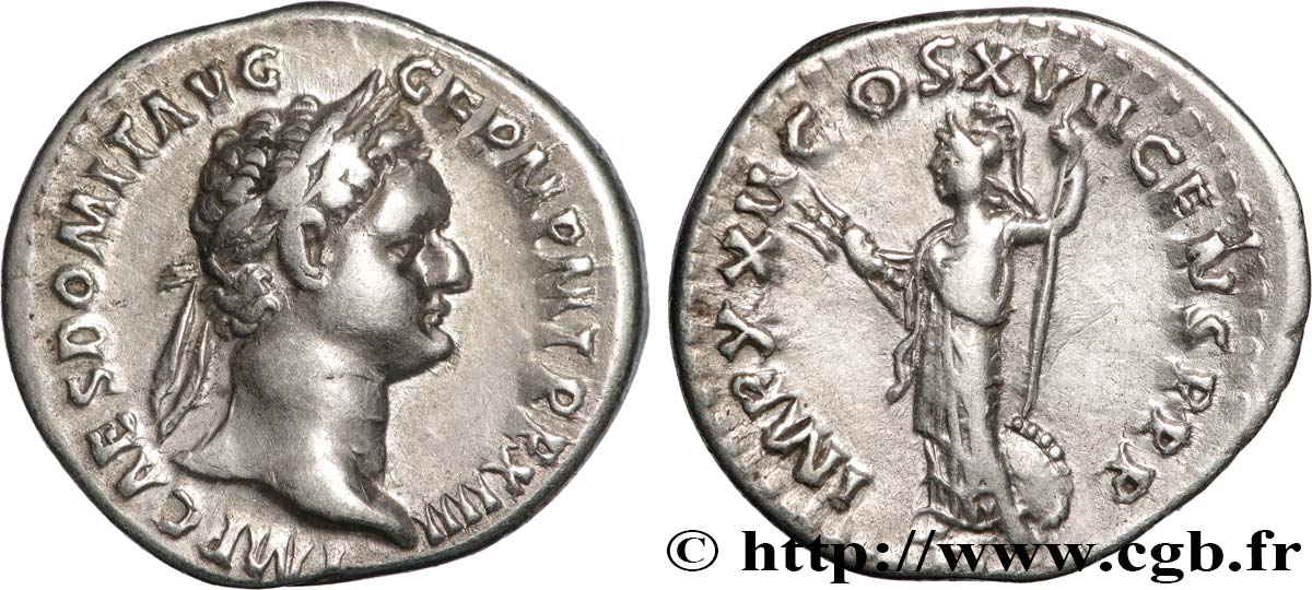 DOMITIANUS Denier AU