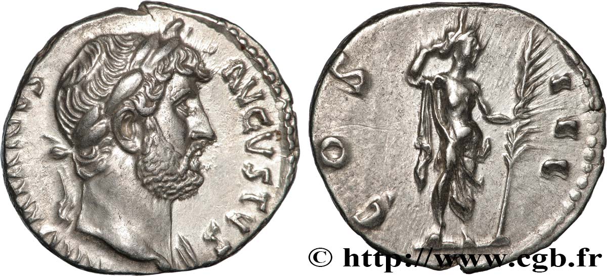 HADRIAN Denier MS/AU