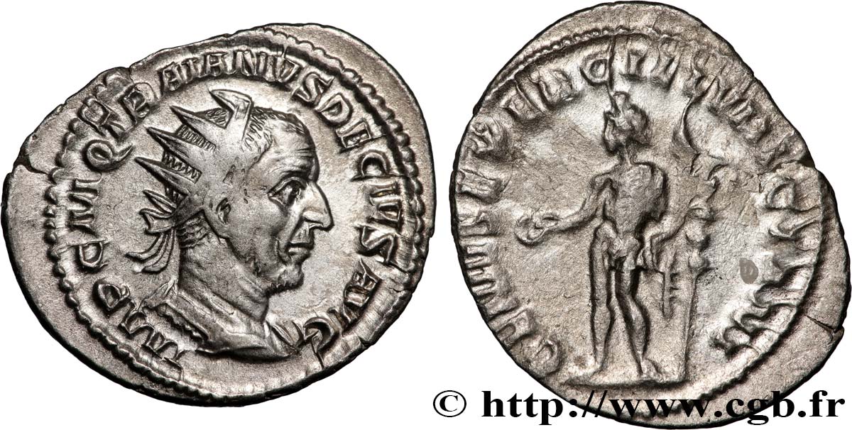 TRAJAN DECIUS Antoninien AU/XF