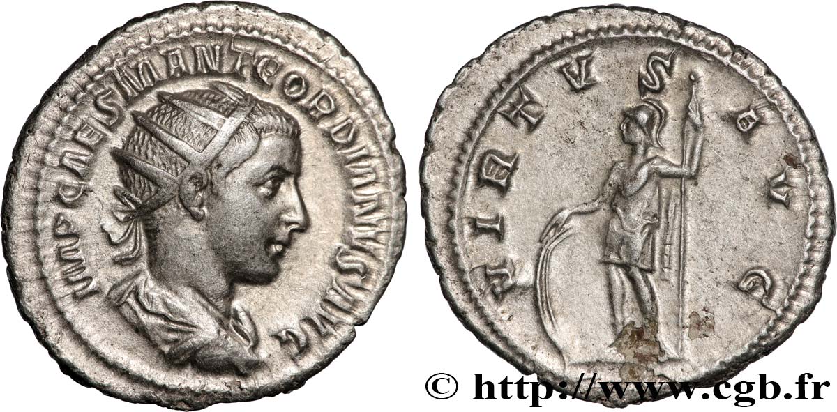 GORDIAN III Antoninien MS/AU