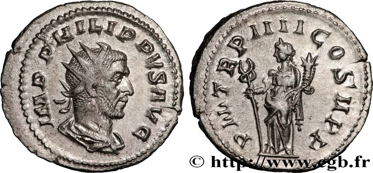 PHILIPPE Ier L ARABE Antoninien SUP