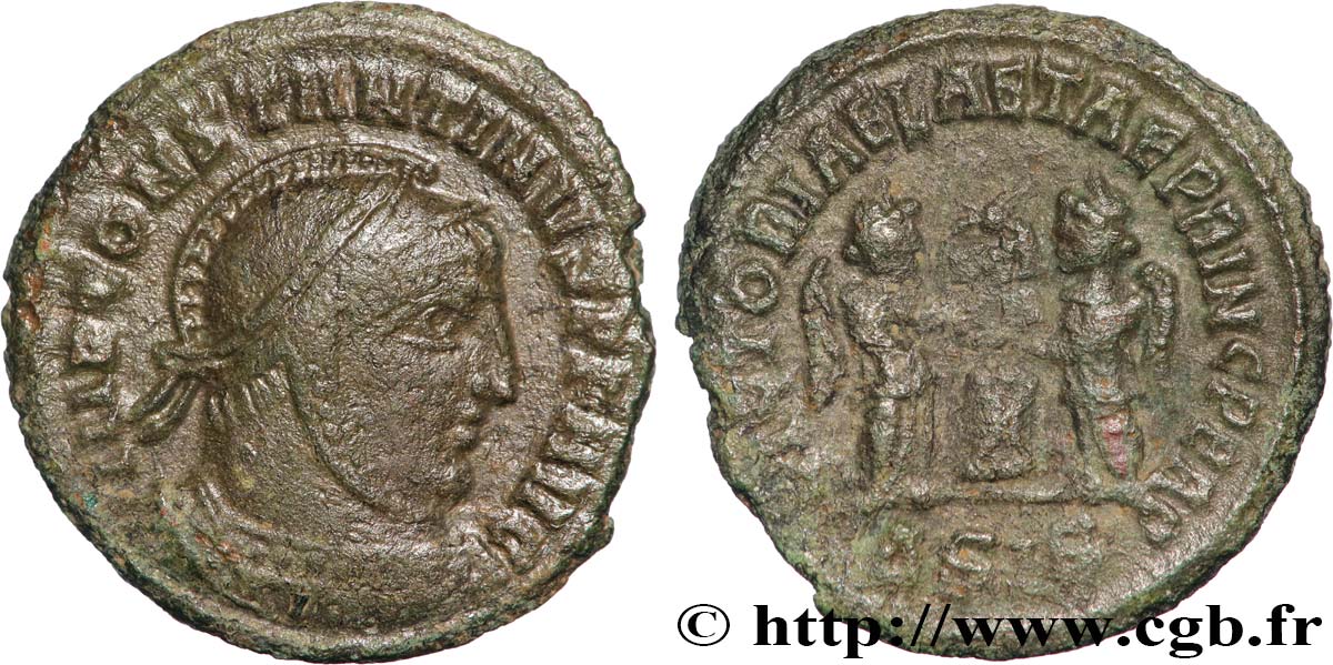 CONSTANTINE I THE GREAT Centenionalis ou nummus AU/XF