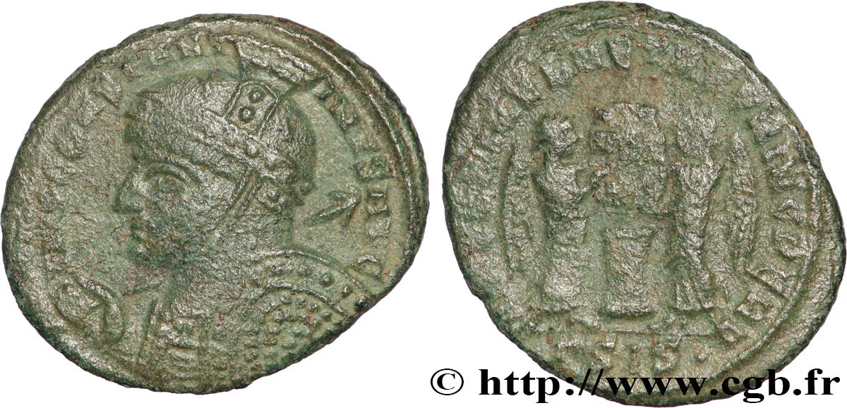 CONSTANTINE I THE GREAT Centenionalis ou nummus AU/XF