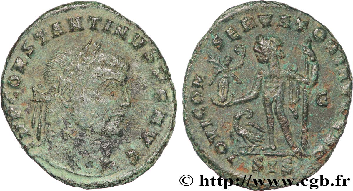 CONSTANTINUS I DER GROßE Follis ou nummus SS